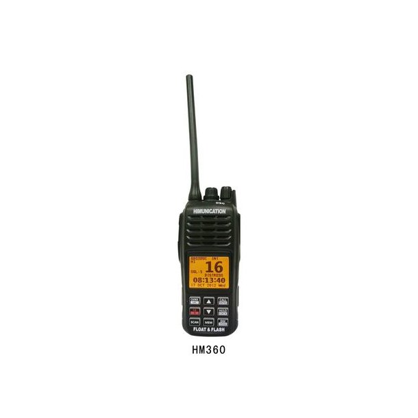 Himunikation VHF/DSC radio med DSC og GPS.